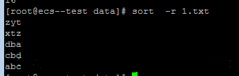 如何在Linux中使用sort文本处理命令