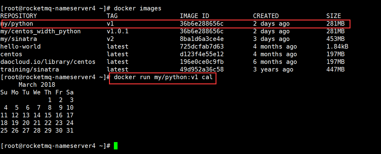 Docker容器的创建、启动、和停止的方法