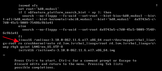 CentOS7怎样重置root密码