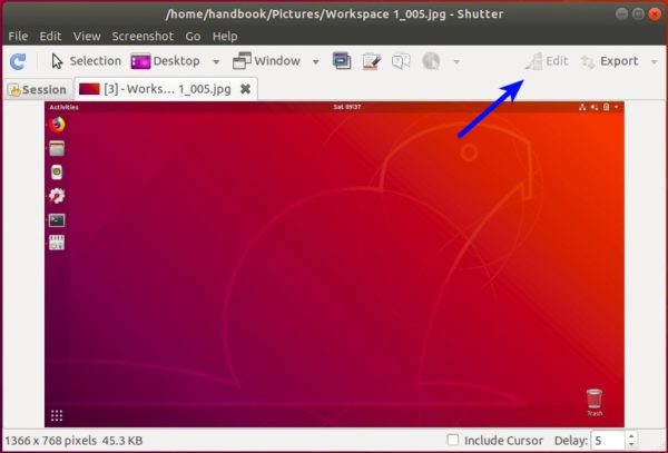 Ubuntu 18.04中截圖工具shutter的編輯按鈕不可用的解決辦法