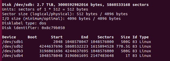 linux进行硬盘分区挂载的实现