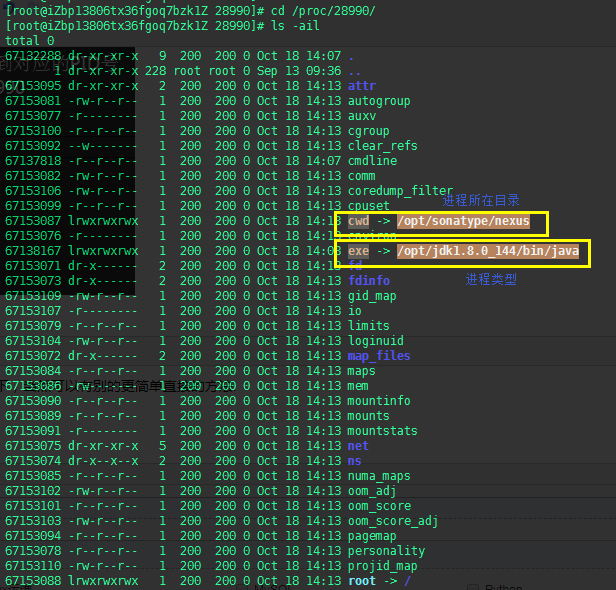 Linux中怎么通过PID号找到对应的进程名及所在目录方法