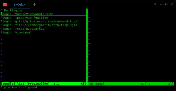 Linux中如何使用Vundle管理Vim插件