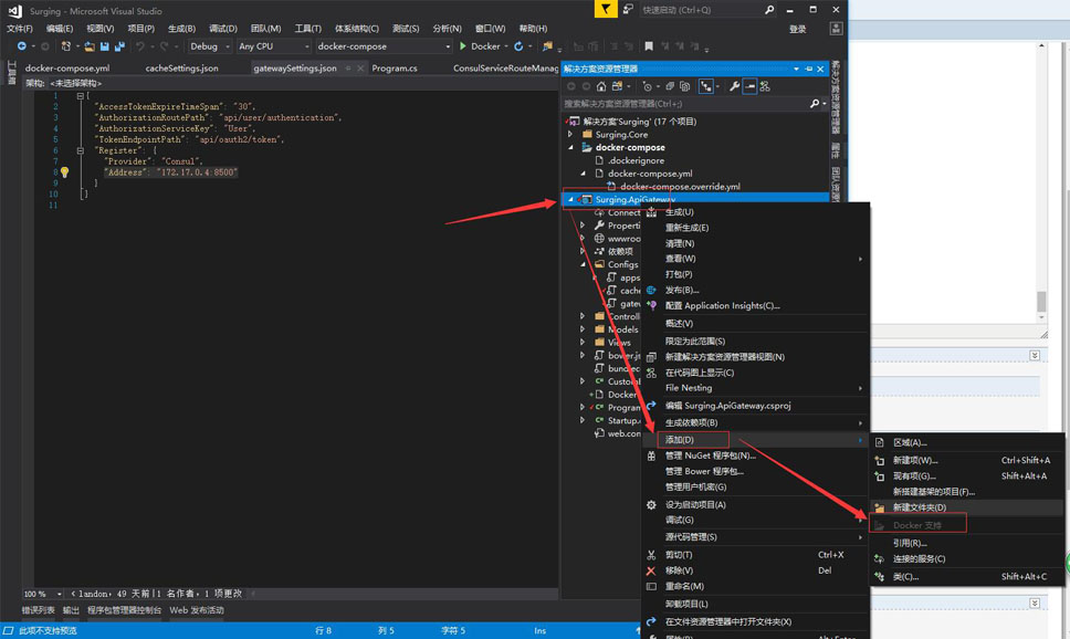 .netcore如何使用surging框架發(fā)布到docker