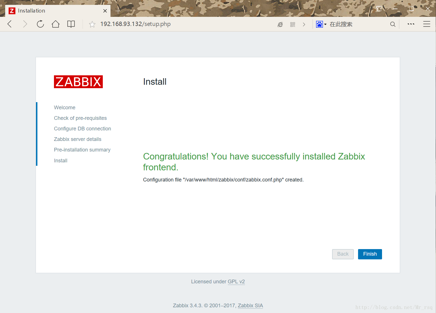 Centos 7 下的 Zabbix3.4 安装步骤详解