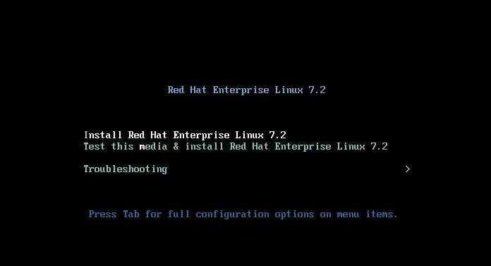 怎么在vmware12中安装 RedHat RHEL7.2系统