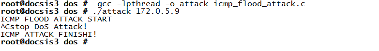 Linux编程中ICMP洪水攻击的示例分析