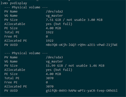 Linux中虚拟机根分区磁盘扩充空间的示例分析