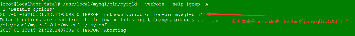 Linux如何安装mysql默认配置文件位置