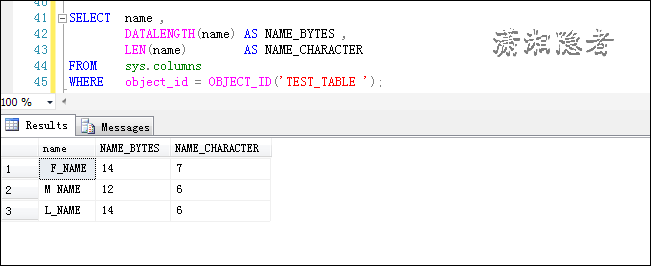 SQL Server如何查找表名或列名中包含空格的表和列