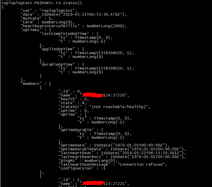 MongoDB中副本集丢失数据的示例分析