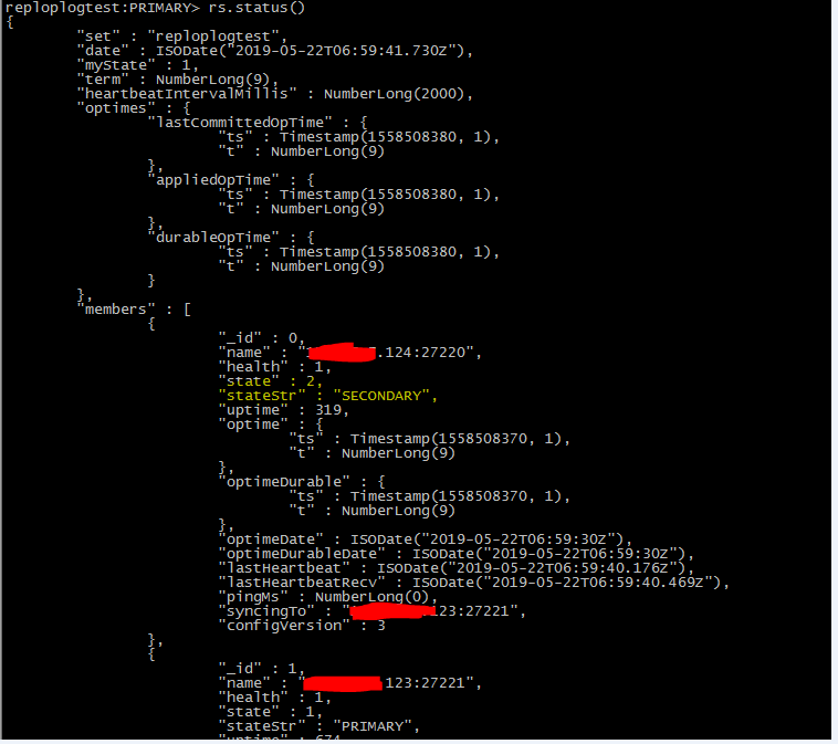 MongoDB中副本集丢失数据的示例分析