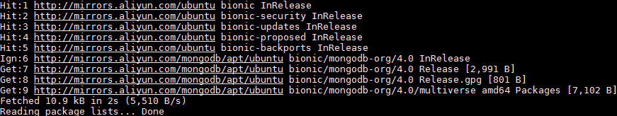 Ubuntu 18.04安装MongoDB 4.0 的教程详解