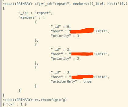 MongoDB添加仲裁节点报错replica set IDs do not match怎么办