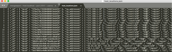 MongoDB使用mongoexport和mongoimport命令,批量导出和导入JSON数据到同一张表的实例