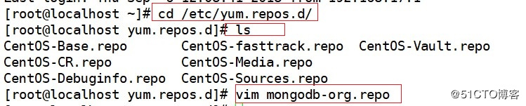 如何使用yum源安装mongodb