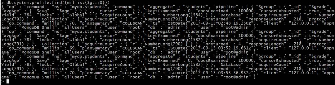 MongoDB如何查询耗时记录的方法详解