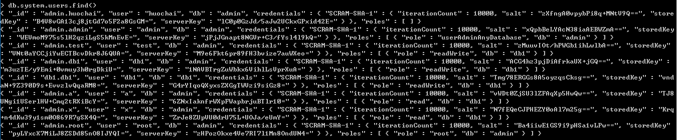 MongoDB安全及身份认证的示例分析