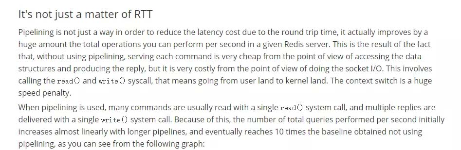 Redis中管道机制的示例分析