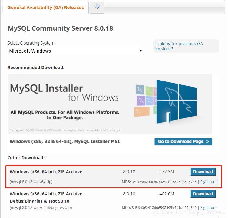 怎么在windows系统中安装mysql8.0.18