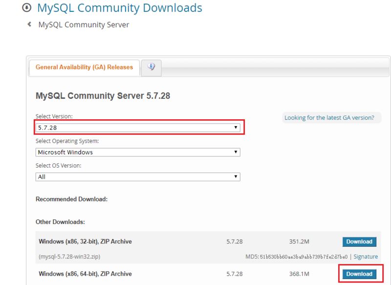 Windows下mysql-5.7.28下载、安装、配置教程图文详解