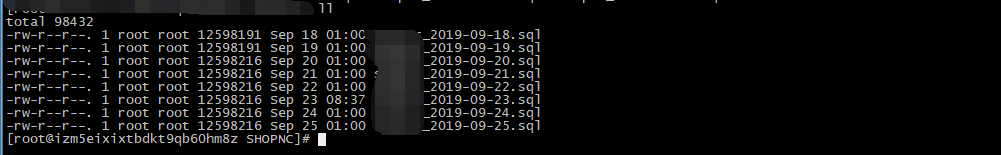 mysql备份脚本并保留7天