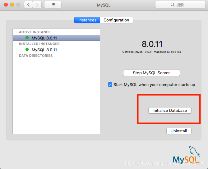 mac系统中如何安装配置mysql 8.0.11