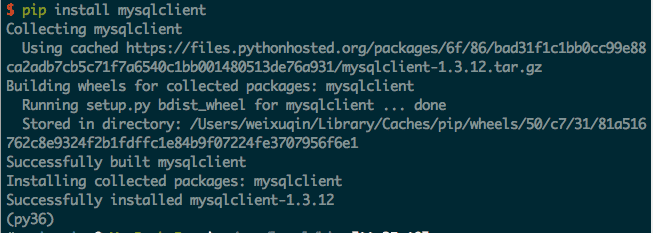 Mac 安裝 mysqlclient過程解析