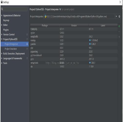 pycharm2017如何实现python3.6与mysql的连接