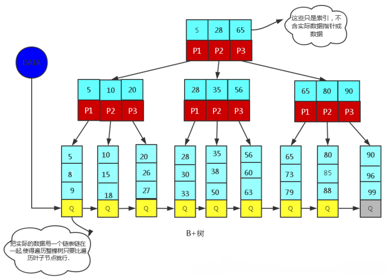 MySQL数据库索引选择使用B+树的原因是什么