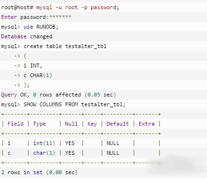 MySQL中ALTER命令的作用有哪些