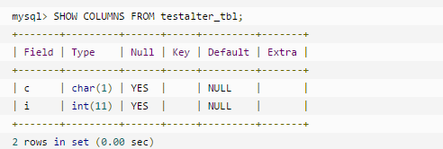 MySQL中ALTER命令的作用有哪些