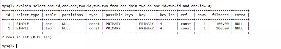 mysql使用from与join两表查询的区别总结