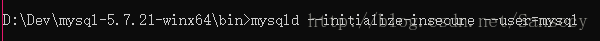 mysql-5.7.21-winx64免安装版安装--Windows 教程详解