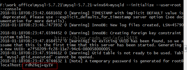 如何安装配置mysql-5.7.21