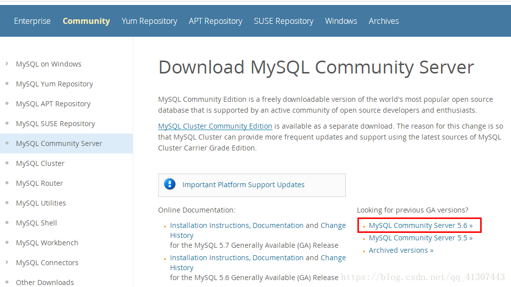 安装MySQL Community Server 5.6.39的方法