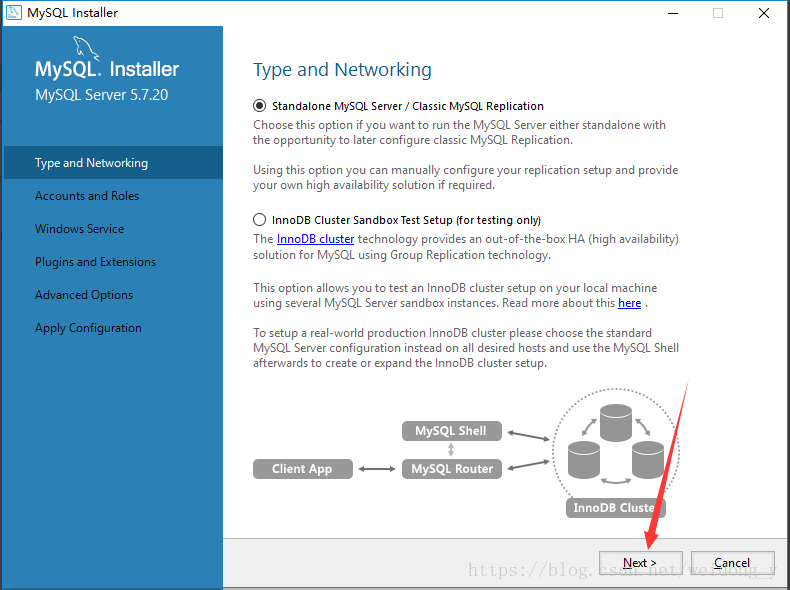 windows下mysql 5.7.20 安装配置方法图文教程