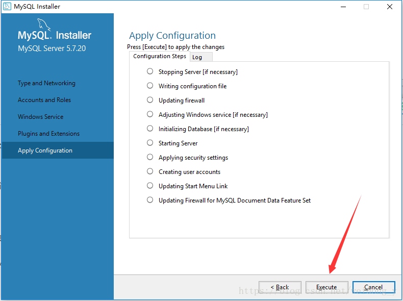 windows下mysql 5.7.20 安装配置方法图文教程