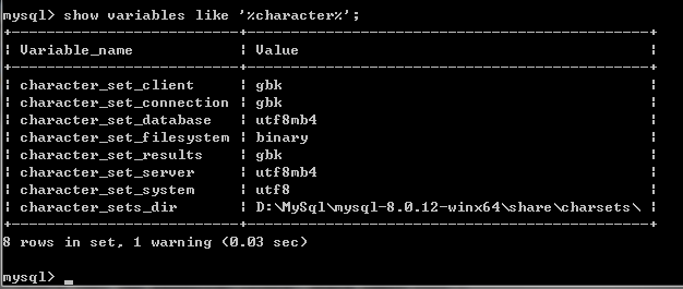 mysql 8.0.12安裝配置的示例分析