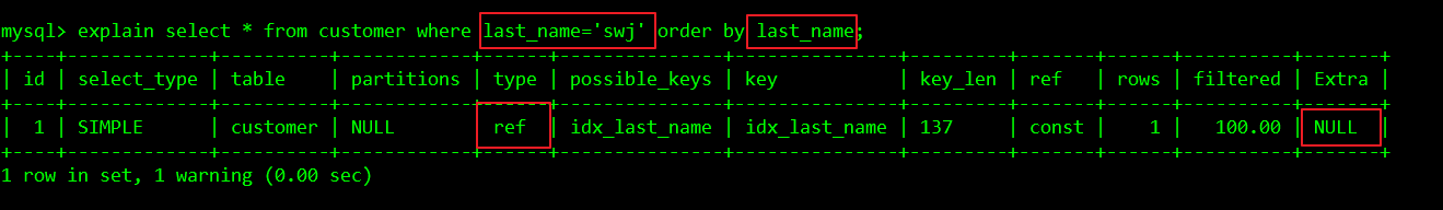 如何在Mysql中优化order by语句