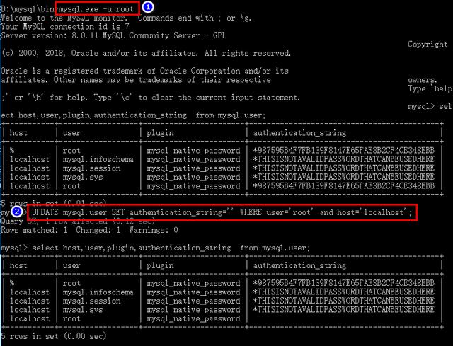 MySQL8下忘記密碼后如何重置密碼