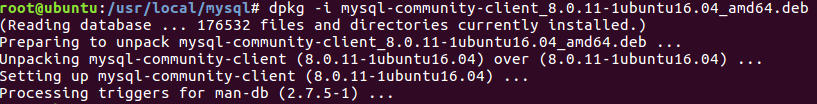 Ubuntu16.04安裝mysql5.7.22的圖文教程