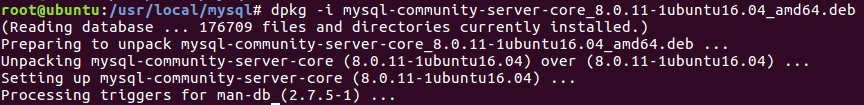 Ubuntu16.04安装mysql5.7.22的图文教程