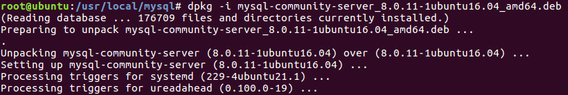 Ubuntu16.04安裝mysql5.7.22的圖文教程