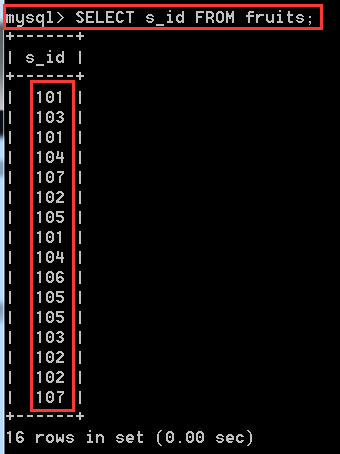 MySQL数据库中表查询操作的示例分析