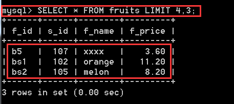 MySQL数据库中表查询操作的示例分析