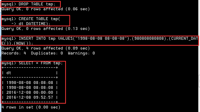 MySQL入门(二) 数据库数据类型详解