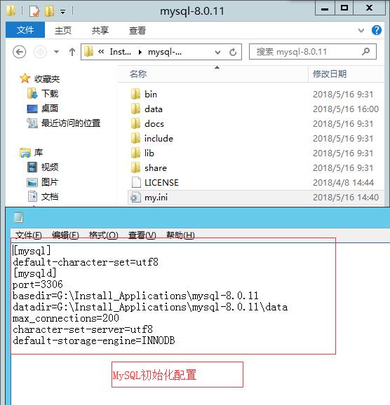 Windows下MySQL8.0.11社区绿色版安装步骤图解