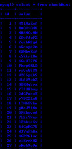 如何随机生成八位优惠码并保存至Mysql数据库