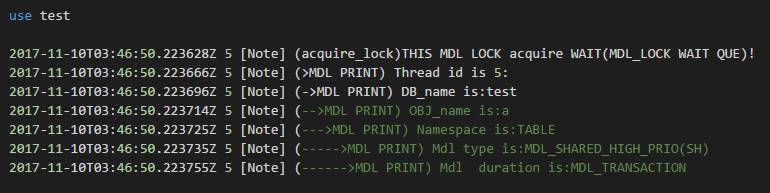 Mysql解決USE DB堵塞詳解